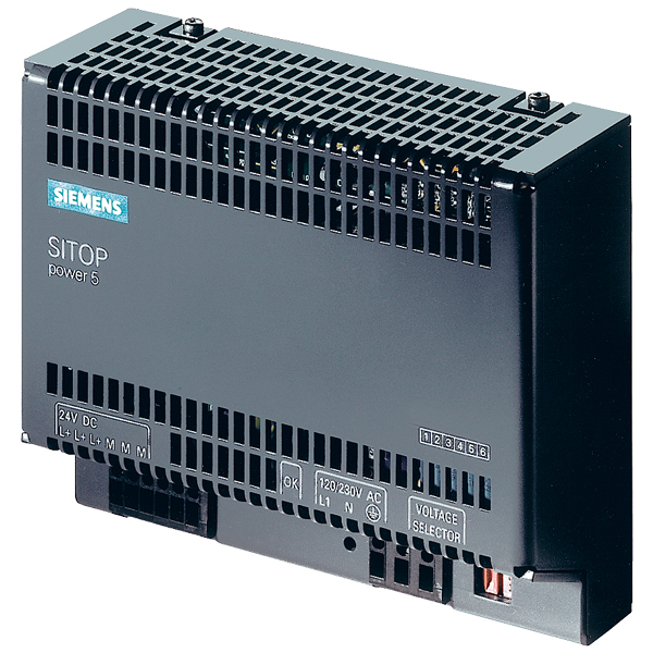 Fuente de alimentación chasis metálico Siemens SITOP PSU100D 24V 5A 6EP1333-1AL12 6EP1334-1AL12 6EP1332-1SH31 6EP1333-1AL12